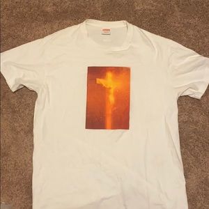 Supreme piss jesus tee